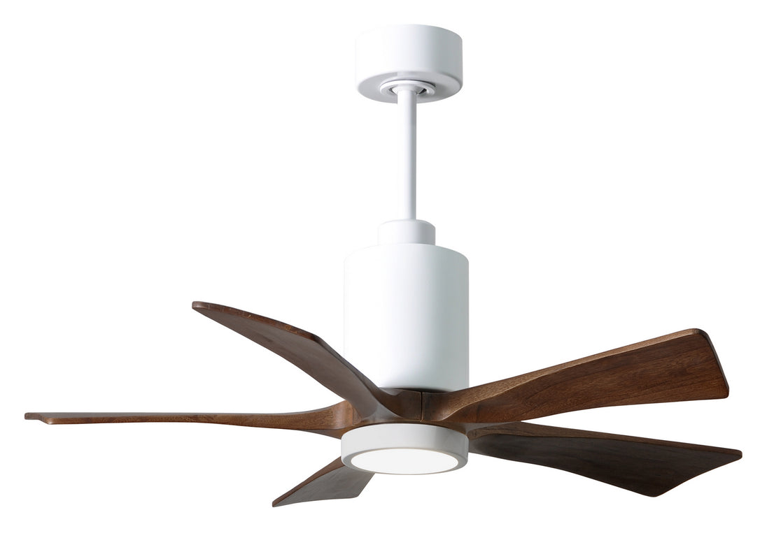 Matthews Fan Company - PA5-WH-WA-42 - 42"Ceiling Fan - Patricia - Gloss White