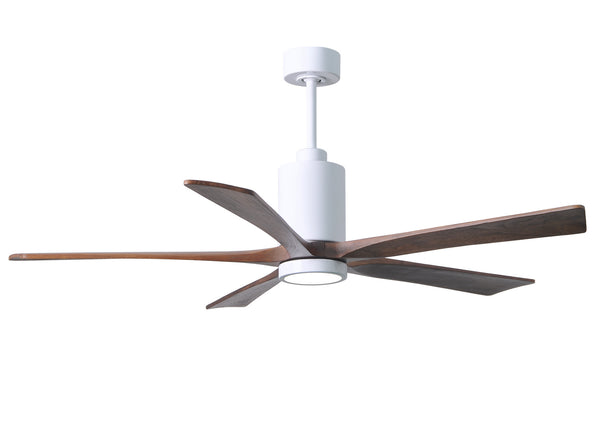 Matthews Fan Company - PA5-WH-WA-60 - 60"Ceiling Fan - Patricia - Gloss White