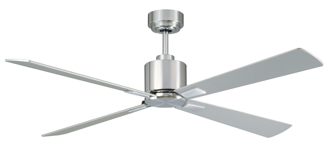 Beacon Lighting - 210520010 - 52``Ceiling Fan - Climate - Brushed Chrome and Silver