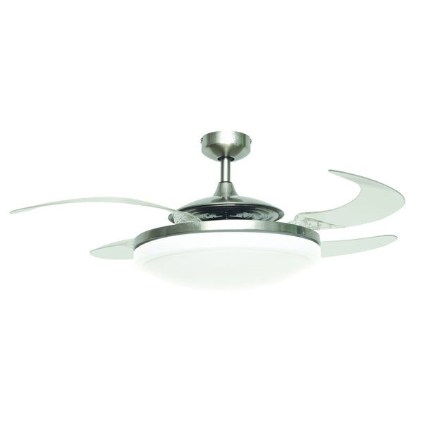 Beacon Lighting - 21093101 - 48``Ceiling Fan - Evo2 - Brushed Chrome