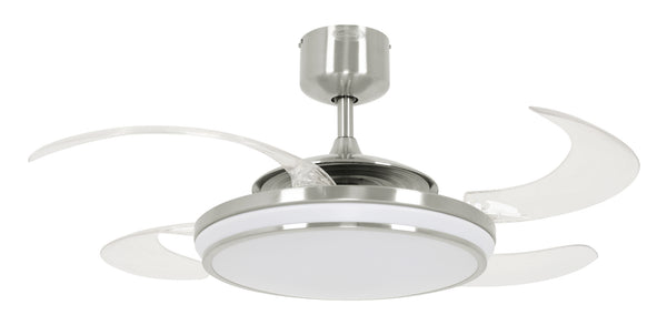 Beacon Lighting - 21103601 - 48``Ceiling Fan - Evo1 - Brushed Chrome