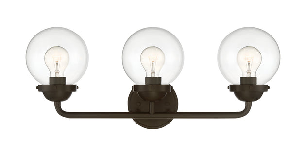 Designers Fountain - 95903-ORB - Three Light Bath Bar - Knoll - Oil Rubbed Bronze