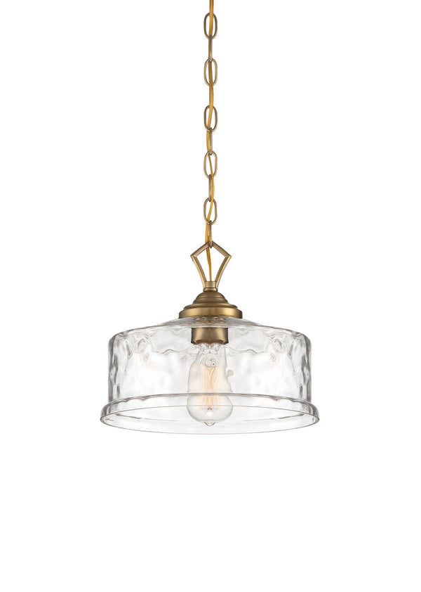 Designers Fountain - 96332-BG - One Light Pendant - Drake - Brushed Gold