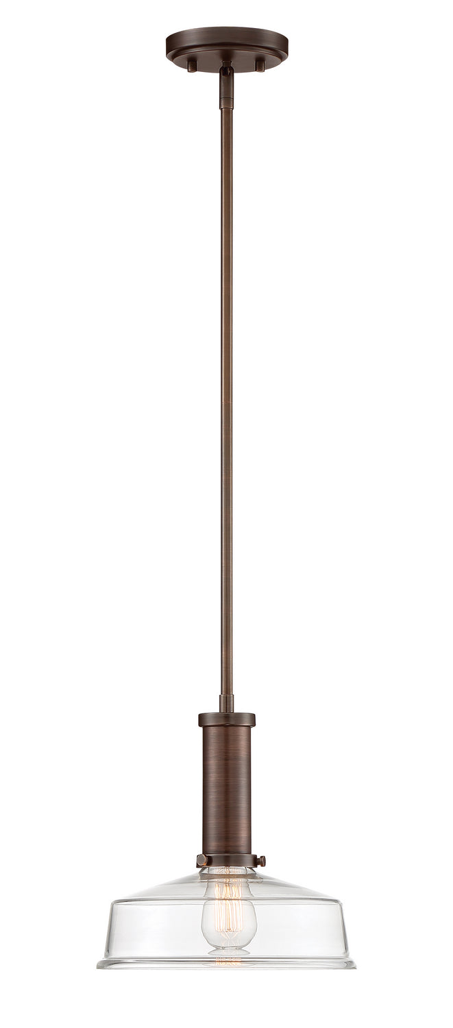 Designers Fountain - 96532-SCB - One Light Pendant - Carson - Satin Copper Bronze