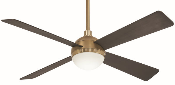 Minka Aire - F623L-BBR/SBR - 54" Ceiling Fan - Orb Led - Soft Brass