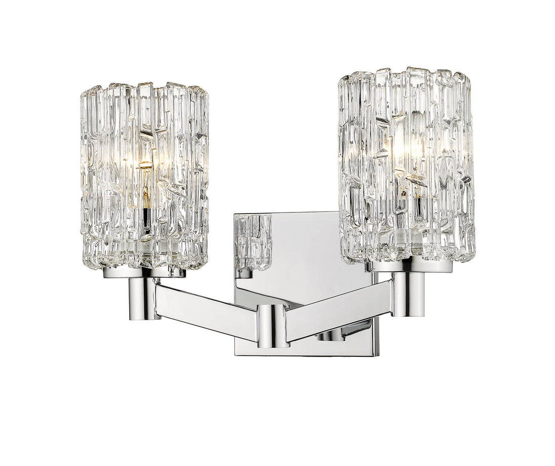 Z-Lite - 1931-2V-CH - Two Light Vanity - Aubrey - Chrome