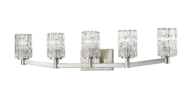 Z-Lite - 1931-5V-BN - Five Light Vanity - Aubrey - Brushed Nickel