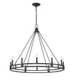 Z-Lite - 4005-12MB - 12 Light Chandelier - Dennison - Matte Black