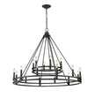 Z-Lite - 4005-18MB - 18 Light Chandelier - Dennison - Matte Black