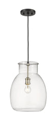 Z-Lite - 476P-MB-BN - One Light Pendant - Bella - Matte Black / Brushed Nickel