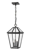 Z-Lite - 579CHB-BK - Three Light Outdoor Chain Mount - Talbot - Black