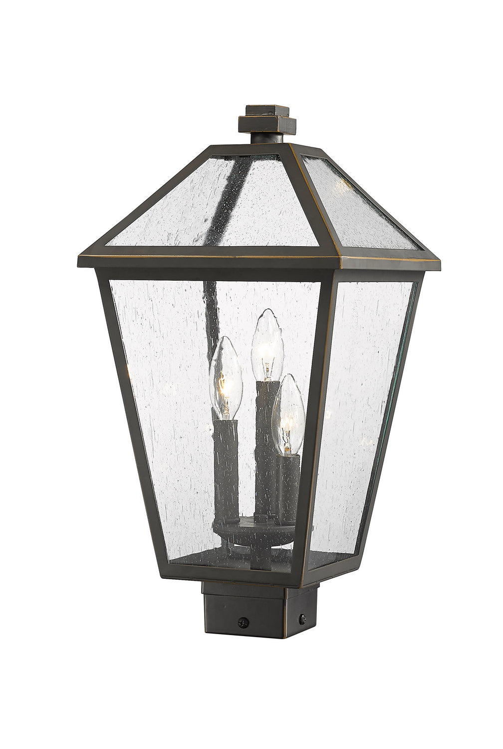 Z-Lite - 579PHBS-ORB - Three Light Outdoor Post Mount - Talbot - Oil Rubbed Bronze