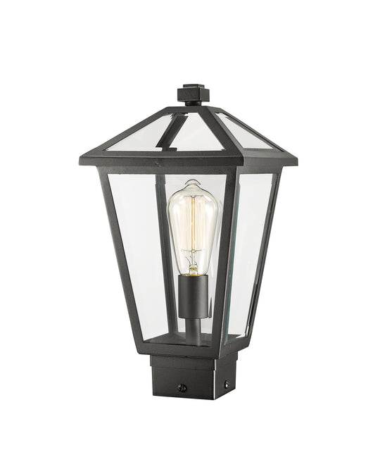 Z-Lite - 579PHMS-BK - One Light Outdoor Post Mount - Talbot - Black