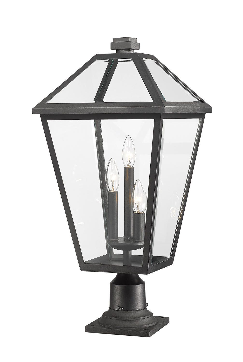 Z-Lite - 579PHXLR-533PM-BK - Three Light Outdoor Pier Mount - Talbot - Black