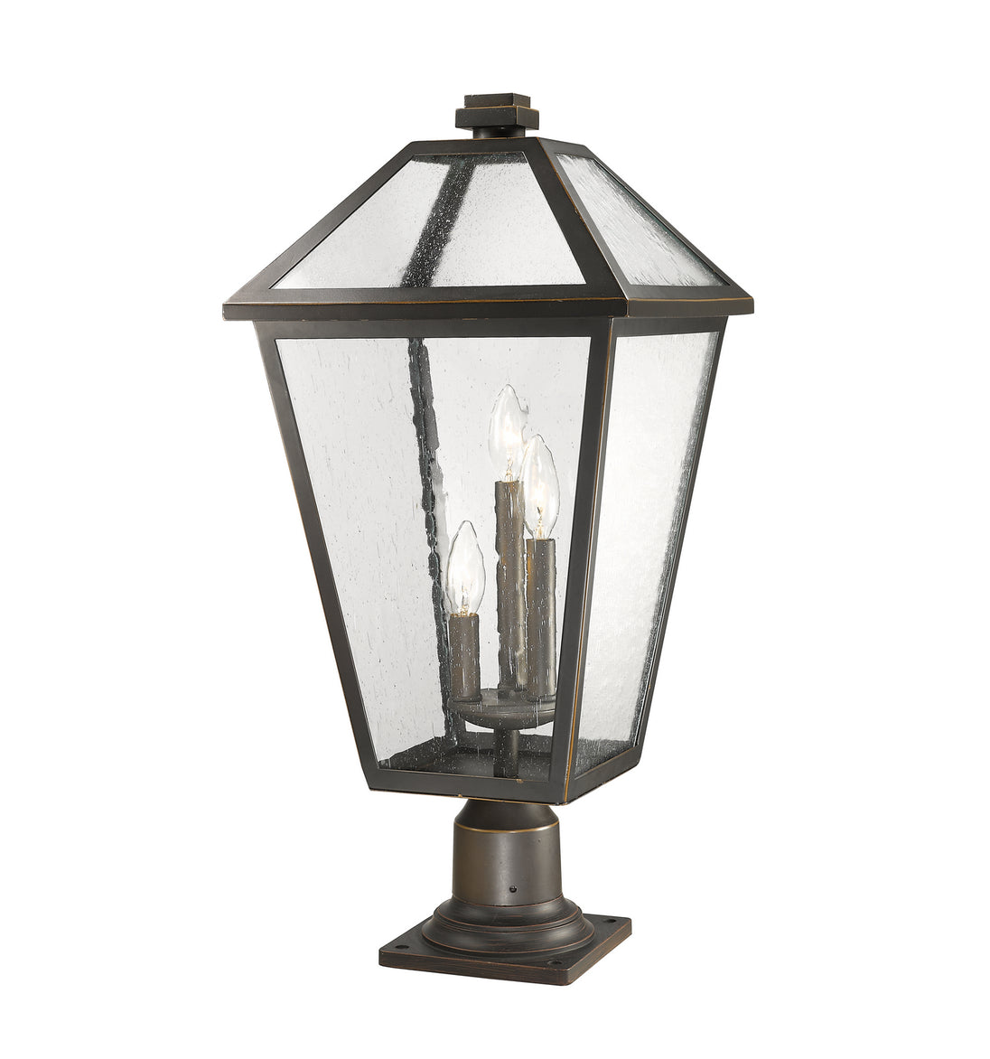 Z-Lite - 579PHXLR-533PM-ORB - Three Light Outdoor Pier Mount - Talbot - Oil Rubbed Bronze