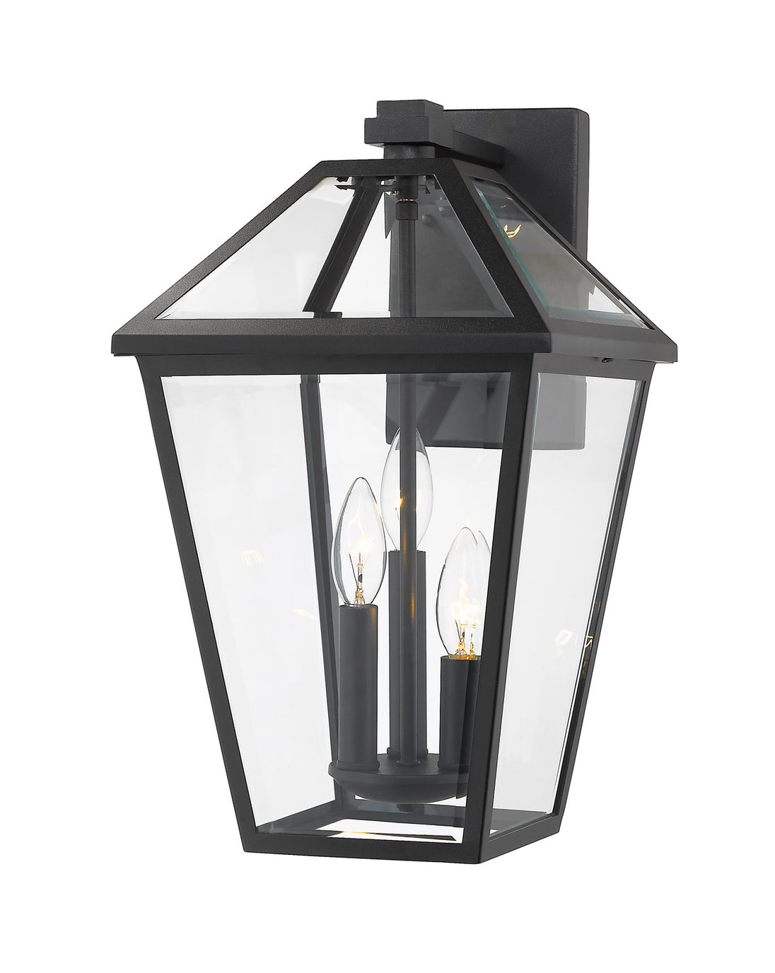 Z-Lite - 579XL-BK - Three Light Outdoor Wall Sconce - Talbot - Black