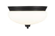 Z-Lite - 721F3-MB - Three Light Flush Mount - Amon - Matte Black