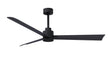 Alessandra 56" Matte Black Matte Black Blade Finish