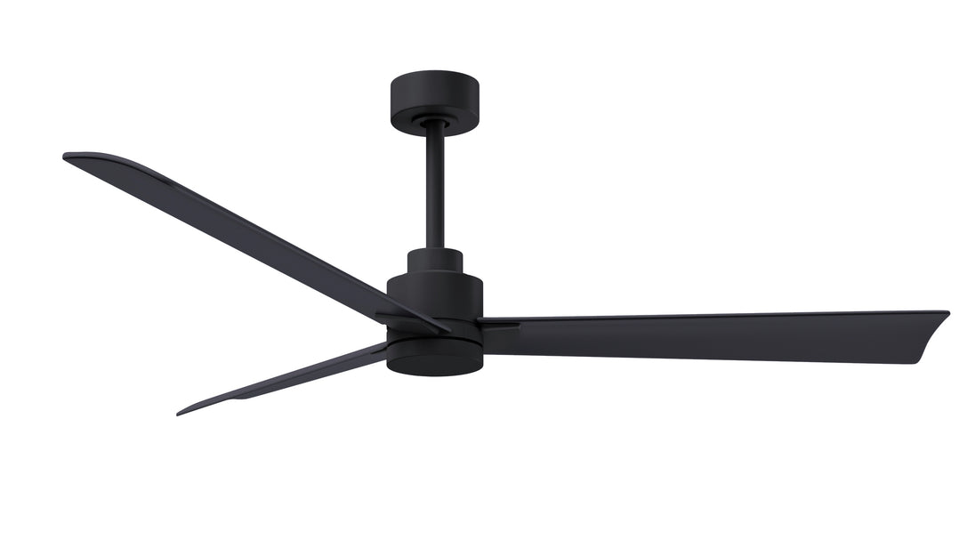 Alessandra 56" Matte Black Matte Black Blade Finish
