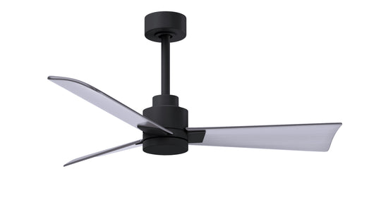 Alessandra 42" Matte Black Brushed Nickel Blade Finish