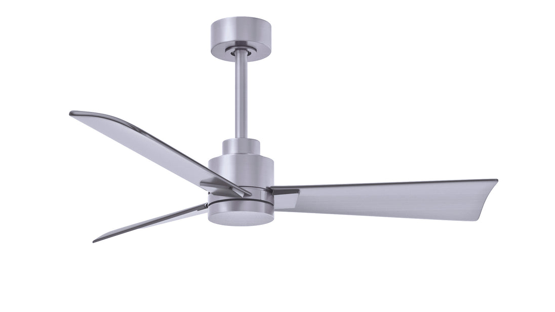 Alessandra 42" Brushed Nickel Brushed Nickel Blade Finish