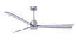 Alessandra 56" Brushed Nickel Brushed Nickel Blade Finish