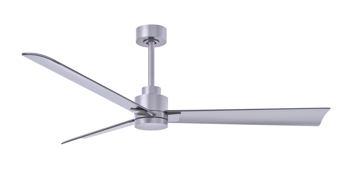 Alessandra 56" Brushed Nickel Brushed Nickel Blade Finish