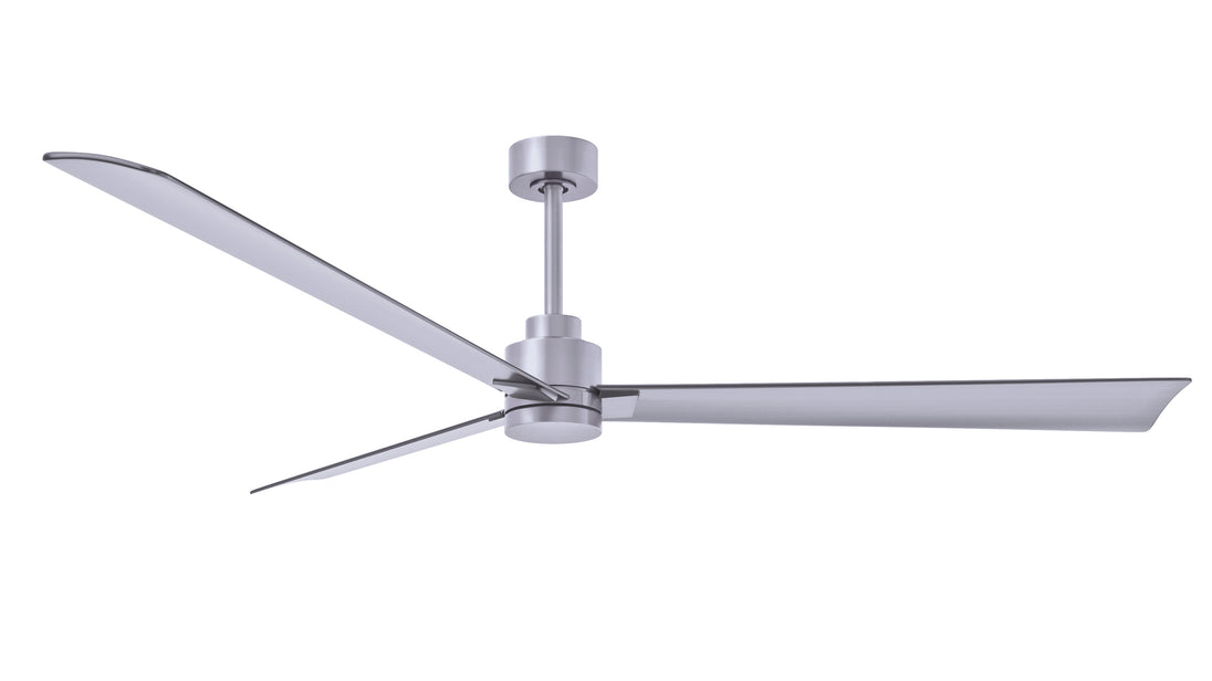 Alessandra 72" Brushed Nickel Brushed Nickel Blade Finish