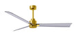 Alessandra 56" Brushed Brass Brushed Nickel Blade Finish