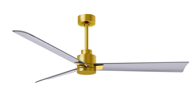 Alessandra 56" Brushed Brass Brushed Nickel Blade Finish
