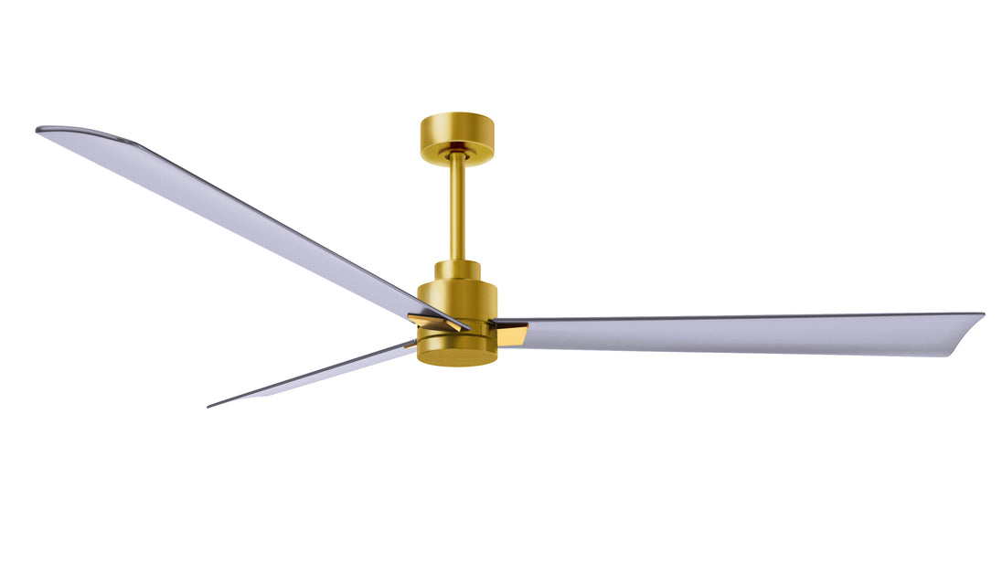 Alessandra 72" Brushed Brass Brushed Nickel Blade Finish