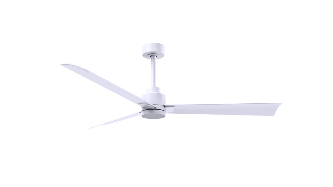 Alessandra 56" Matte White Matte White Blade Finish