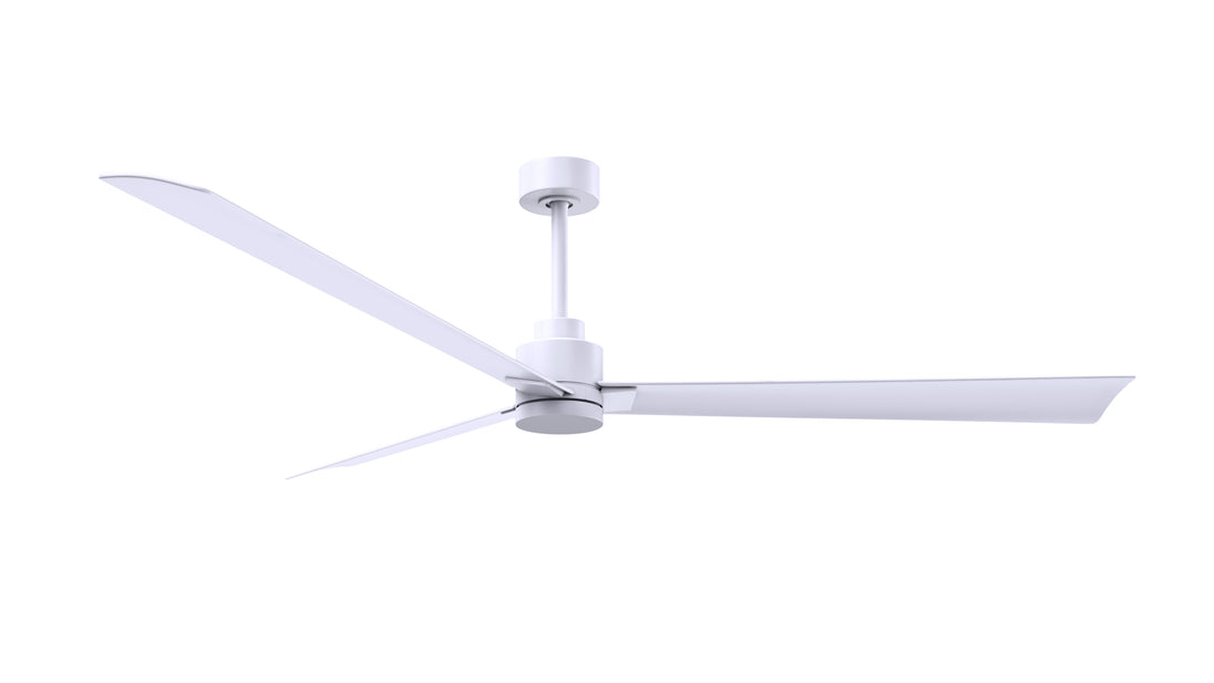 Alessandra 72" Matte White Matte White Blade Finish