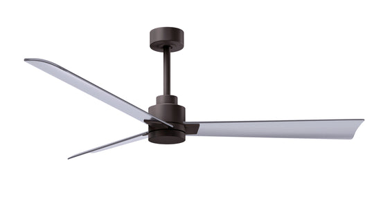 Alessandra 56" Textured Bronze Brushed Nickel Blade Finish