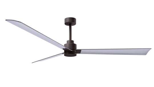 Alessandra 72" Textured Bronze Brushed Nickel Blade Finish