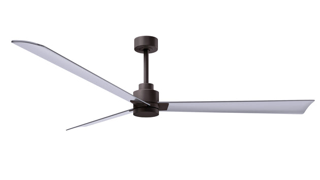 Alessandra 72" Textured Bronze Brushed Nickel Blade Finish