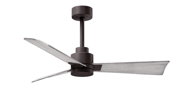 Alessandra 42" Textured Bronze Barn Wood Tone Blade Finish