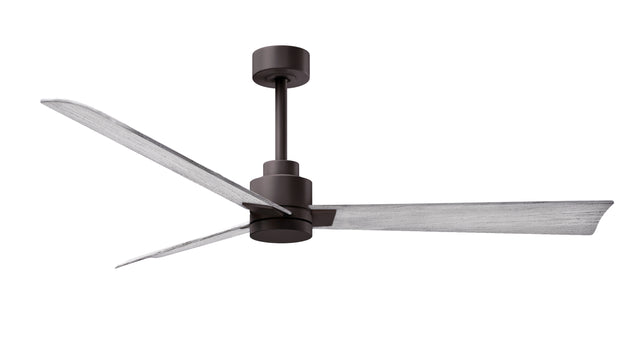Alessandra 56" Textured Bronze Barn Wood Tone Blade Finish