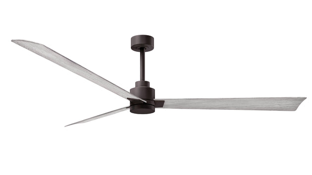 Alessandra 72" Textured Bronze Barn Wood Tone Blade Finish