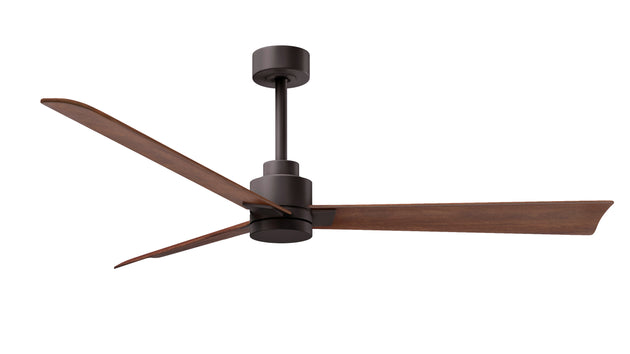 Alessandra 56" Textured Bronze Walnut Tone Blade Finish