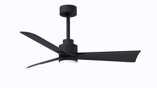 Alessandra - LK 42" Matte Black Matte Black Blade Finish