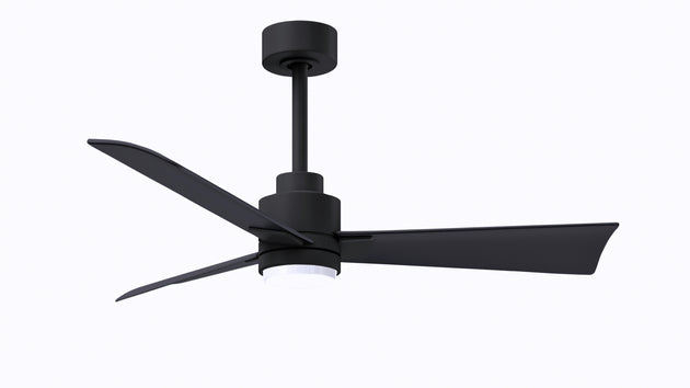 Alessandra - LK 42" Matte Black Matte Black Blade Finish