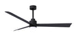 Alessandra - LK 56" Matte Black Matte Black Blade Finish