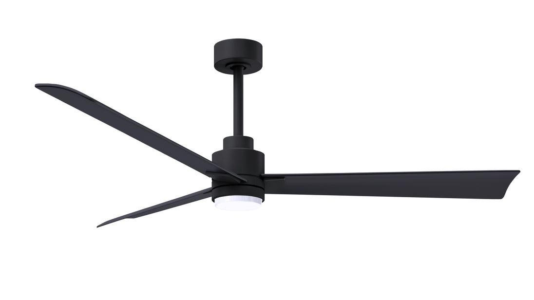 Alessandra - LK 56" Matte Black Matte Black Blade Finish