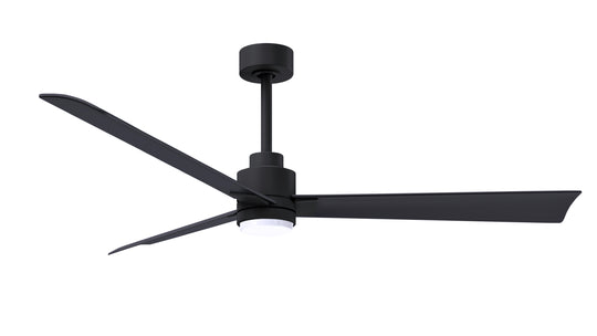 Alessandra - LK 56" Matte Black Matte Black Blade Finish