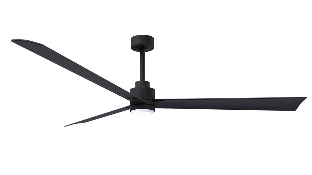 Alessandra - LK 72" Matte Black Matte Black Blade Finish