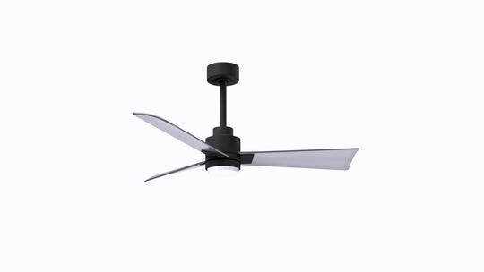 Alessandra - LK 42" Matte Black Brushed Nickel Blade Finish