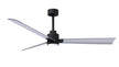 Alessandra - LK 56" Matte Black Brushed Nickel Blade Finish