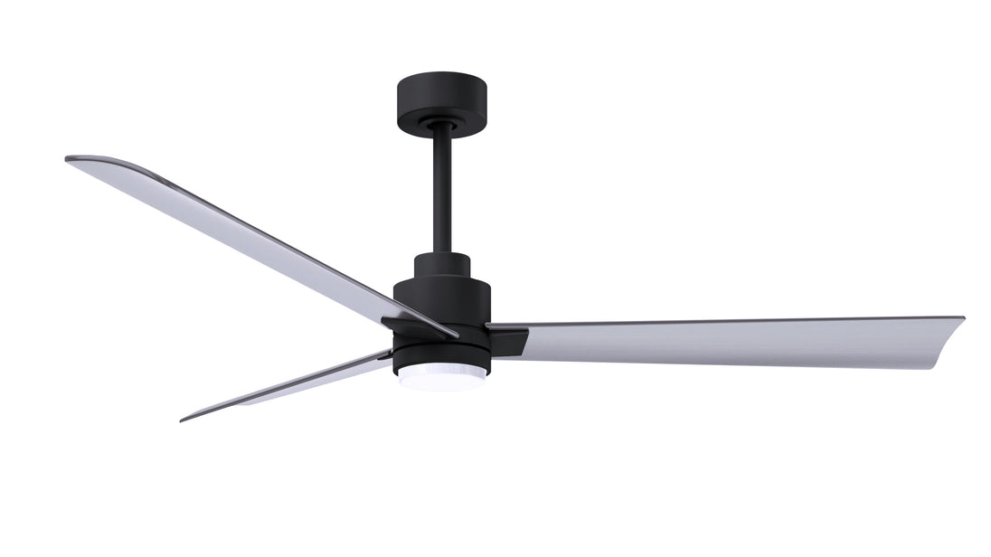 Alessandra - LK 56" Matte Black Brushed Nickel Blade Finish