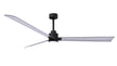 Alessandra - LK 72" Matte Black Brushed Nickel Blade Finish